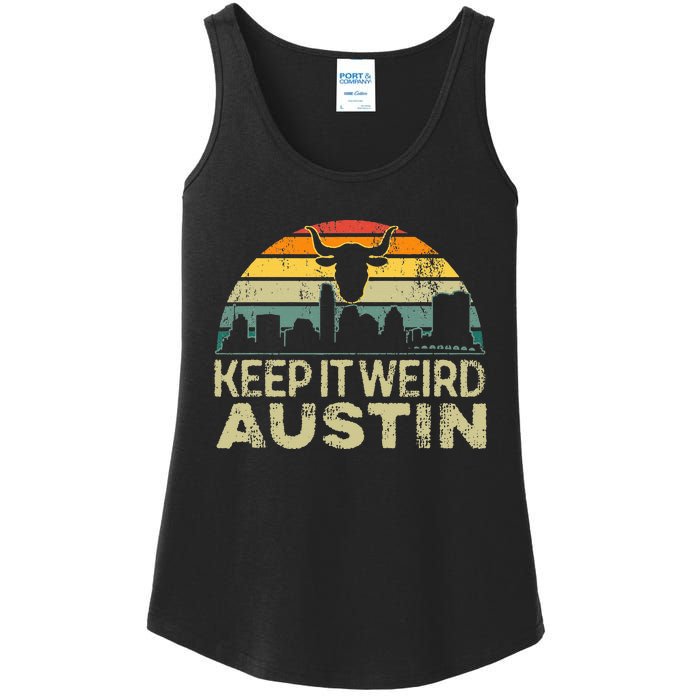 Keep Austin Texas Weird For Austinite Ladies Essential Tank