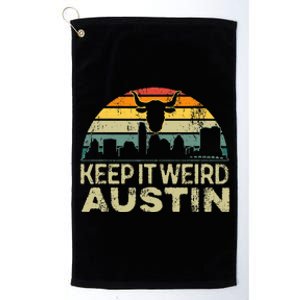 Keep Austin Texas Weird For Austinite Platinum Collection Golf Towel