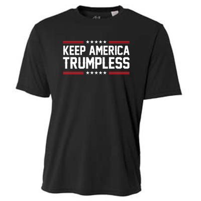 Keep America Trumpless Shirt Anti Politicals Anti Biden T Shirt, Make America Trumpless, Anti Trump TShirt, Anti Republican T Shirts Gifts For Democrats Cooling Performance Crew T-Shirt