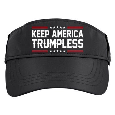Keep America Trumpless Shirt Anti Politicals Anti Biden T Shirt, Make America Trumpless, Anti Trump TShirt, Anti Republican T Shirts Gifts For Democrats Adult Drive Performance Visor