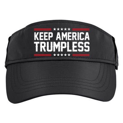 Keep America Trumpless Shirt Anti Politicals Anti Biden T Shirt, Make America Trumpless, Anti Trump TShirt, Anti Republican T Shirts Gifts For Democrats Adult Drive Performance Visor