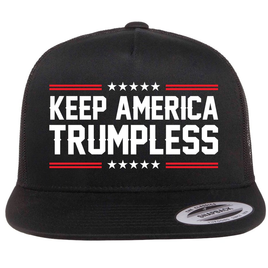 Keep America Trumpless Shirt Anti Politicals Anti Biden T Shirt, Make America Trumpless, Anti Trump TShirt, Anti Republican T Shirts Gifts For Democrats Flat Bill Trucker Hat