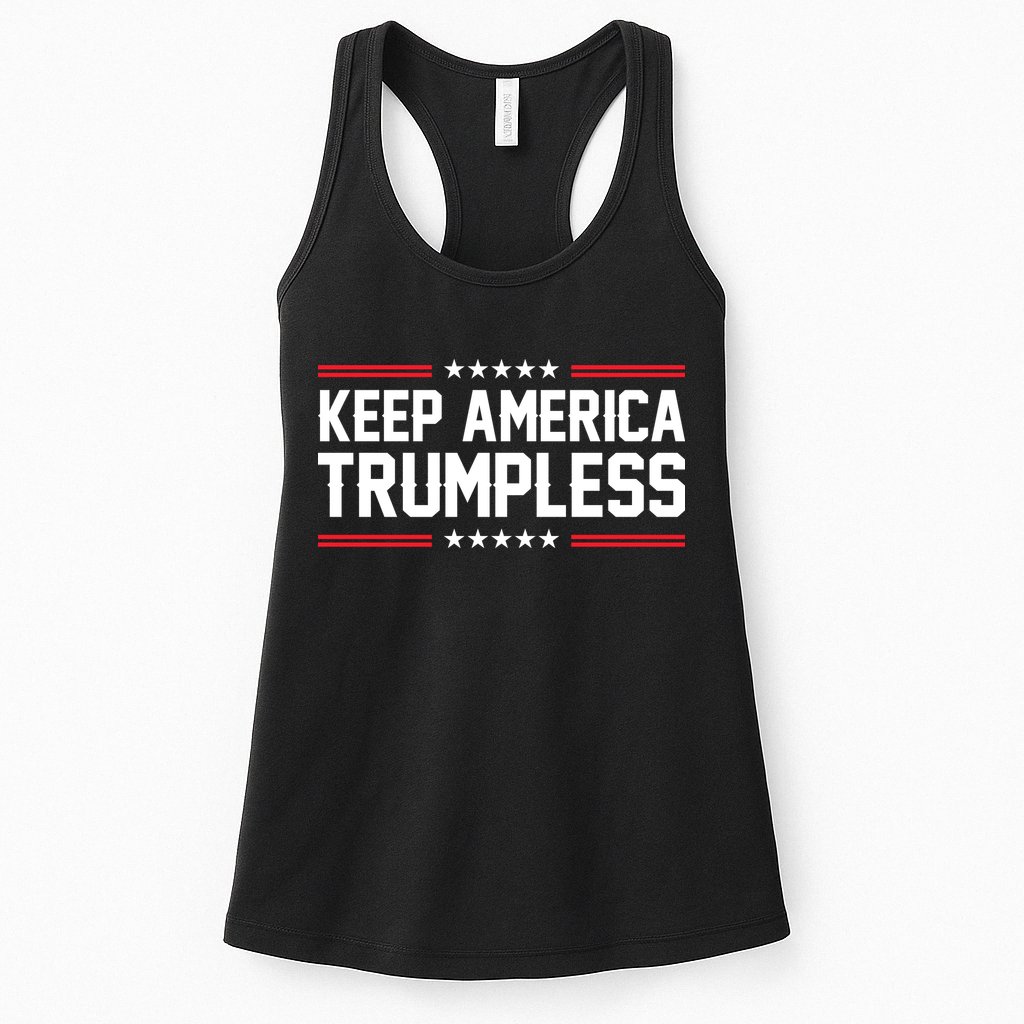 Keep America Trumpless Shirt Anti Politicals Anti Biden T Shirt, Make America Trumpless, Anti Trump TShirt, Anti Republican T Shirts Gifts For Democrats Womens Tank Top