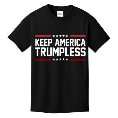 Keep America Trumpless Shirt Anti Politicals Anti Biden T Shirt, Make America Trumpless, Anti Trump TShirt, Anti Republican T Shirts Gifts For Democrats Kids T-Shirt
