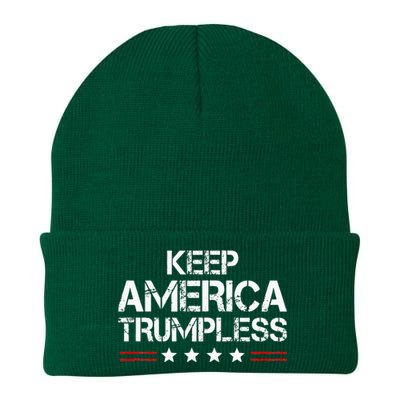 Keep America Trumpless Funny Anti Trump Knit Cap Winter Beanie