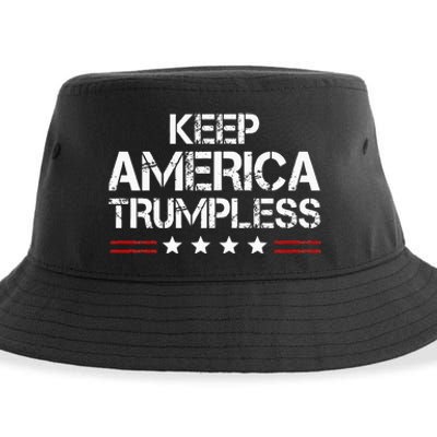 Keep America Trumpless Funny Anti Trump Sustainable Bucket Hat