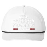 Keep America Trumpless Funny Anti Trump Snapback Five-Panel Rope Hat