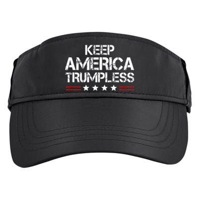 Keep America Trumpless Funny Anti Trump Adult Drive Performance Visor