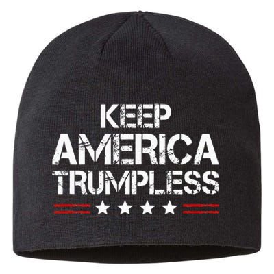 Keep America Trumpless Funny Anti Trump Sustainable Beanie