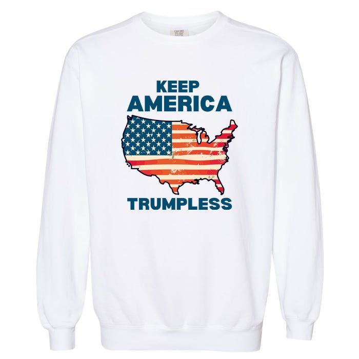 Keep America Trumpless Garment-Dyed Sweatshirt