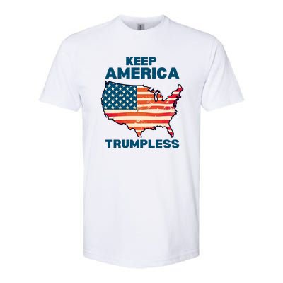 Keep America Trumpless Softstyle CVC T-Shirt