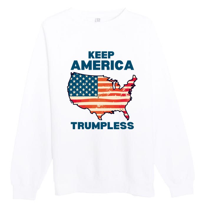 Keep America Trumpless Premium Crewneck Sweatshirt