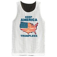 Keep America Trumpless Mesh Reversible Basketball Jersey Tank