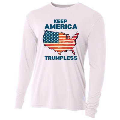 Keep America Trumpless Cooling Performance Long Sleeve Crew