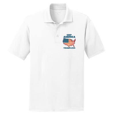 Keep America Trumpless PosiCharge RacerMesh Polo