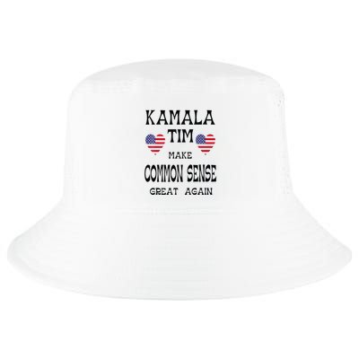 Kamala And Tim Make Common Sense Great Again Premium Cool Comfort Performance Bucket Hat