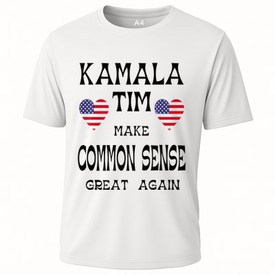 Kamala And Tim Make Common Sense Great Again Premium Performance Shirt
