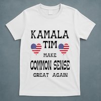 Kamala And Tim Make Common Sense Great Again Premium T-Shirt