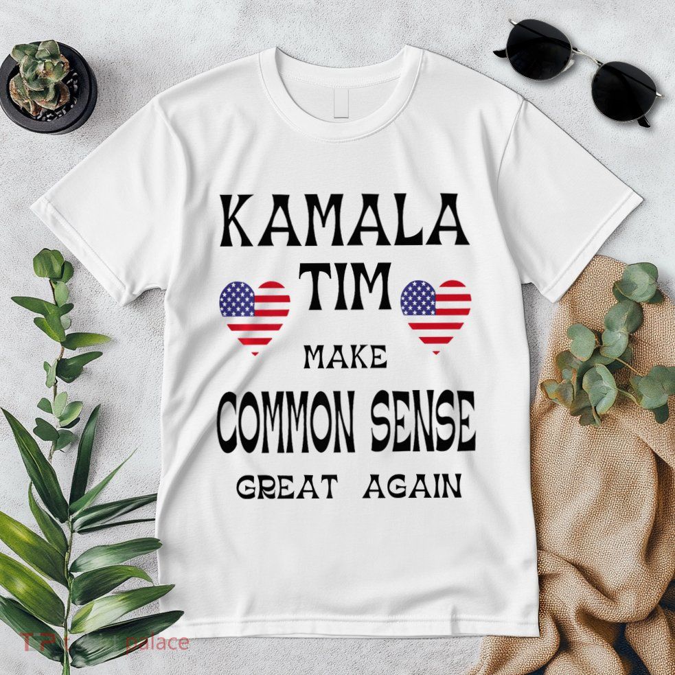 Kamala And Tim Make Common Sense Great Again Premium Premium T-Shirt