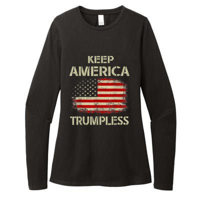 Keep America Trumpless Womens CVC Long Sleeve Shirt