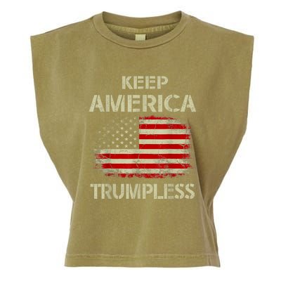 Keep America Trumpless Garment-Dyed Women's Muscle Tee