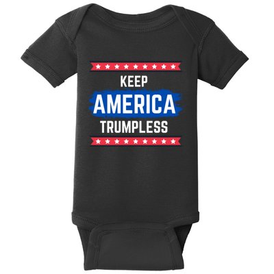 KEEP AMERICA TRUMPLESS Baby Bodysuit