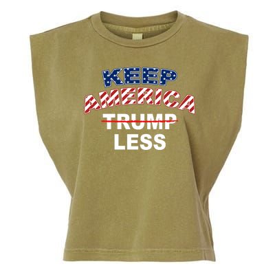 Keep America Trump Less Garment-Dyed Women's Muscle Tee