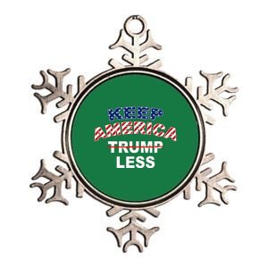 Keep America Trump Less Metallic Star Ornament