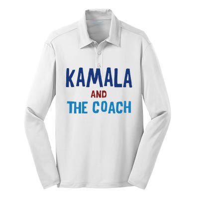 Kamala And The Coach Silk Touch Performance Long Sleeve Polo