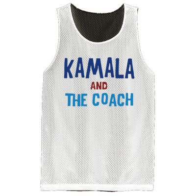 Kamala And The Coach Mesh Reversible Basketball Jersey Tank