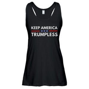 Keep America Trumpless Anti Trump 2024 Ladies Essential Flowy Tank