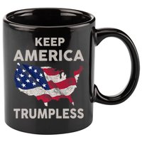 KEEP AMERICA TRUMPLESS 11oz C Handle Ceramic Mug