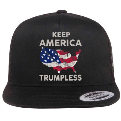 KEEP AMERICA TRUMPLESS Flatbill Hat