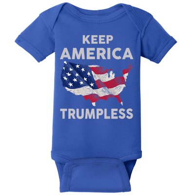 KEEP AMERICA TRUMPLESS Baby Bodysuit