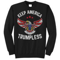 Keep America Trumpless Eagle USA Flag Sweatshirt