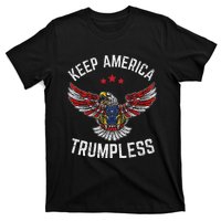 Keep America Trumpless Eagle USA Flag T-Shirt