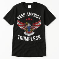 Keep America Trumpless Eagle USA Flag Tall T-Shirt