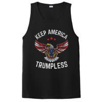 Keep America Trumpless Eagle USA Flag PosiCharge Competitor Tank