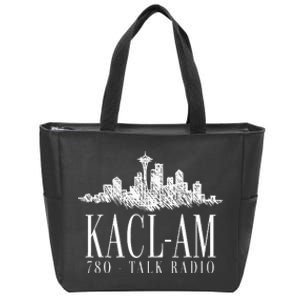 Kacl Am Talk Radio Zip Tote Bag