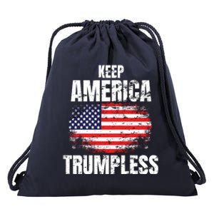 Keep America Trumpless Great Gift Keep America Trumpless Gift Drawstring Bag