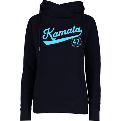 Kamala Athletic Team 47th President For The People Womens Funnel Neck Pullover Hood