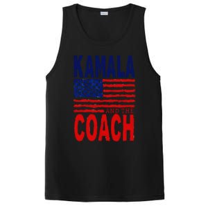 Kamala And The Coach 2024 Election Kamala Harris Tim Walz PosiCharge Competitor Tank