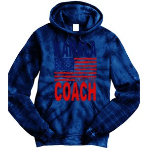 Kamala And The Coach 2024 Election Kamala Harris Tim Walz Tie Dye Hoodie