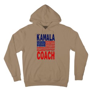 Kamala And The Coach 2024 Election Kamala Harris Tim Walz Hoodie