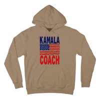 Kamala And The Coach 2024 Election Kamala Harris Tim Walz Hoodie