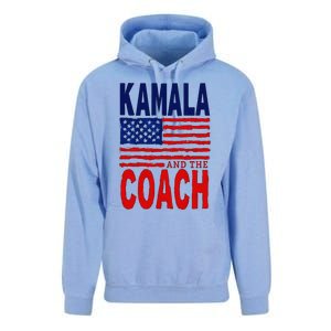 Kamala And The Coach 2024 Election Kamala Harris Tim Walz Unisex Surf Hoodie