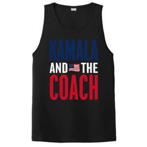 Kamala And The Coach 2024 Election Kamala Harris Tim Walz PosiCharge Competitor Tank