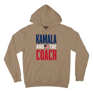 Kamala And The Coach 2024 Election Kamala Harris Tim Walz Hoodie