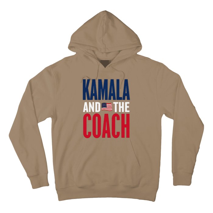 Kamala And The Coach 2024 Election Kamala Harris Tim Walz Hoodie