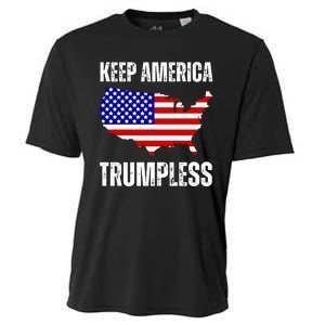 Keep America Trumpless 2024 Usa Map Cooling Performance Crew T-Shirt